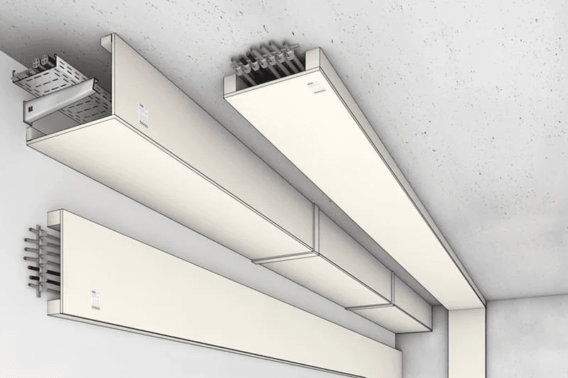 Montage- oder Baustellensituation mit klarer Struktur und sauberer Ausführung