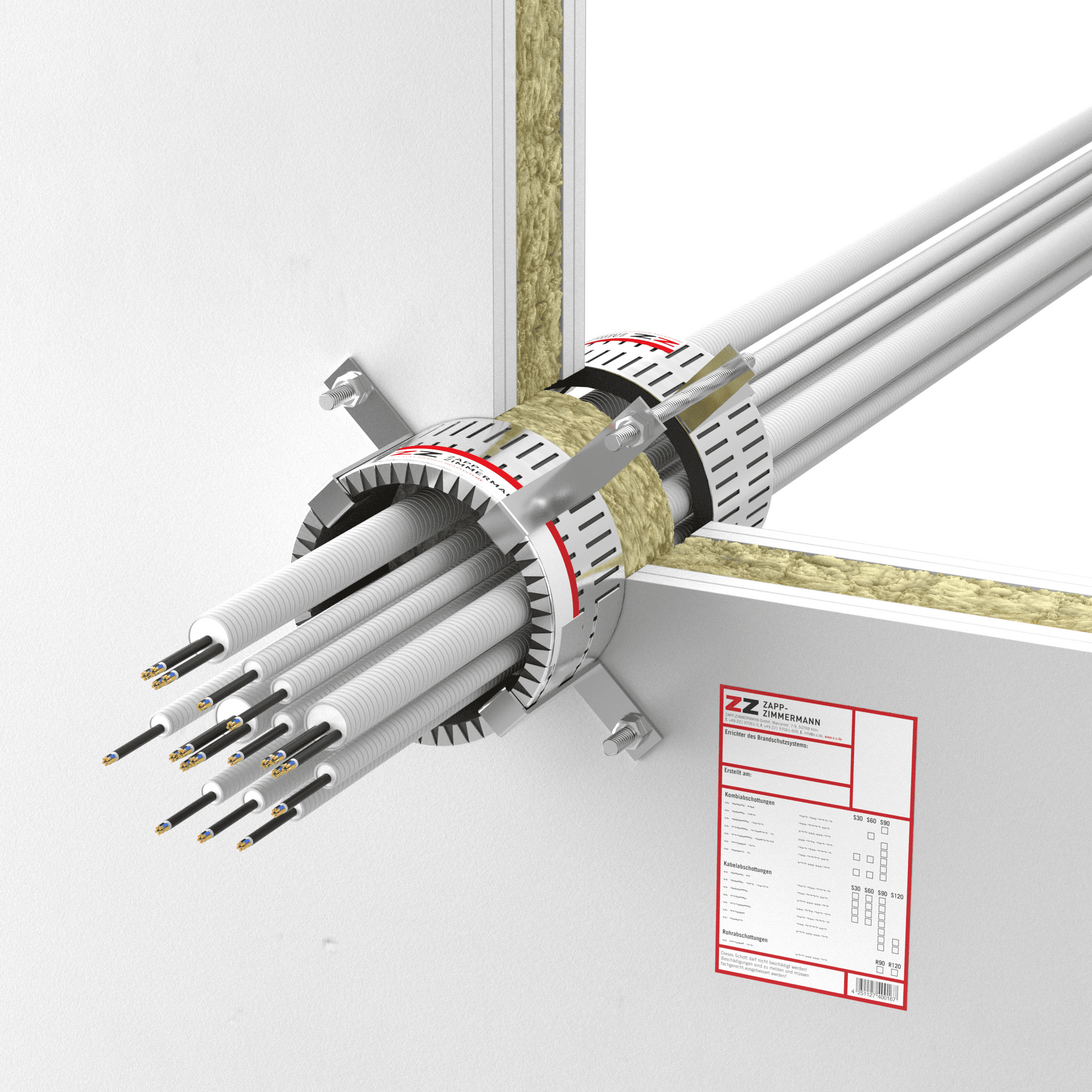 Beispiel: Kabeldurchführung